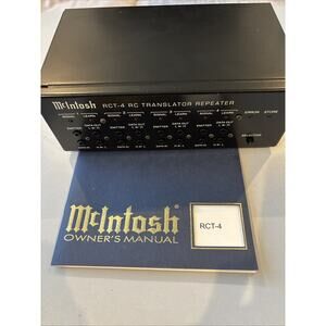McIntosh RCT-4 Remote Control Translator Repeater With Manual & Adapter Original